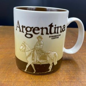 Starbucks collector series mug from Argentina